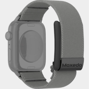 Moxedo Hybrid fit-weave Nylon Braided Band For iWatch & WH 4.0- GREY