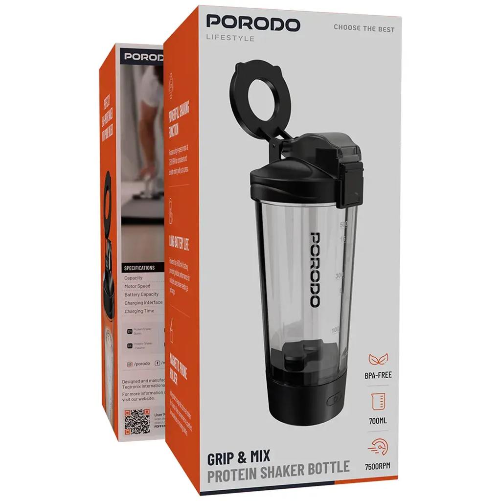 زجاجة خلاط البروتين جريب آند ميك من بورودو 700 مل