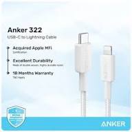ANKER - 322 USB-A USB-C CABLE 3ft