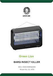GREEN LION - BARQ INSECT KILLER 20W 3500V