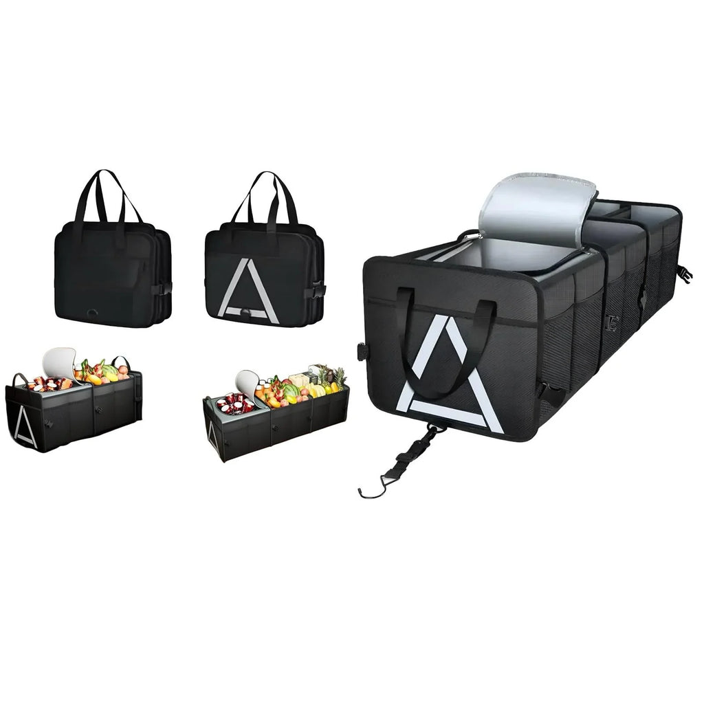Green Lion Car Trunk Organizer 80L - Black