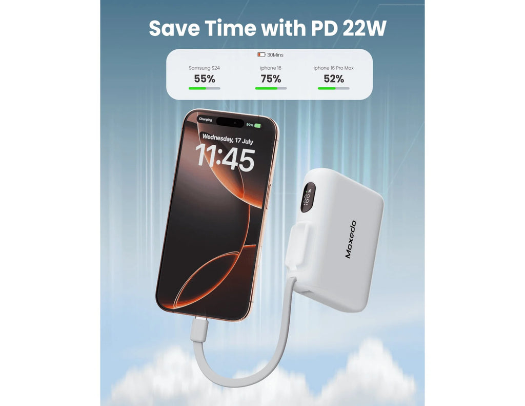 MOXEDO - COMBO 5 X POWER BANK + CHARGING DOCK